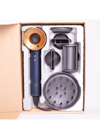 Фэн стайлер для волос 5 в 1 Supersonic Premium 1600 Вт 5 насадок 3 режима скорости Синий PH770BLG Energy MAX (369473063)