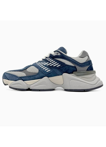 КРОСІВКИ ЖІНОЧІ NEW BALANCE 9060 INDIGO BLUE GREY НЬЮ БЕЛАНС 9060 No Brand сірі демісезони (368855871)