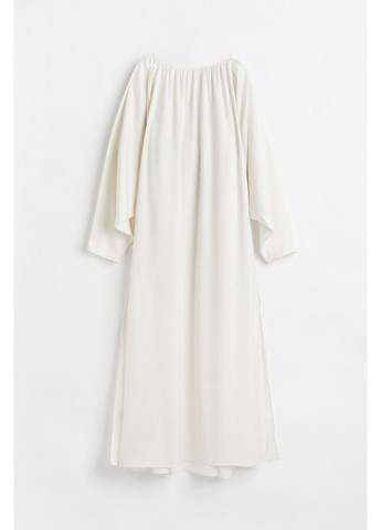 Белоснежное коктейльное платье с микро-дефектом H&M однотонное