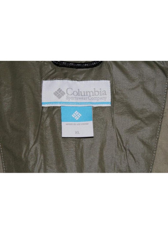 Оливковий (хакі) зимній Пуховик Columbia