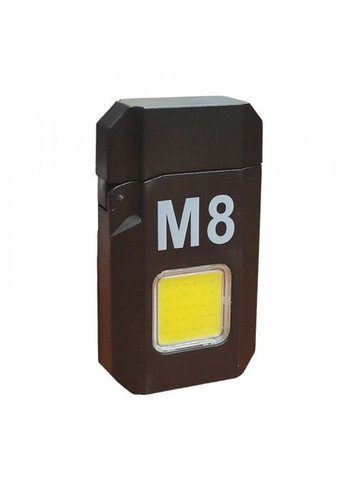 Электроимпульсная спиральная зажигалка M8 с фонариком 3W, зарядкой от USB MDR No Brand (371794108)