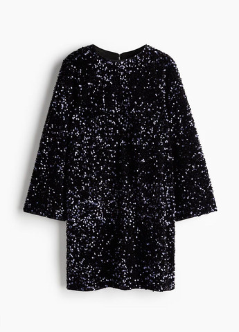 Темно-синя святковий сукня H&M однотонна