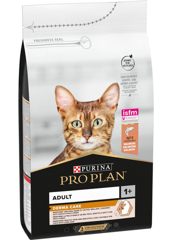 Сухой корм для кошек для кожи и шерсти Elegant Пурина Проплан с лососем 1,5 кг (7613036529150) Purina (354702495)