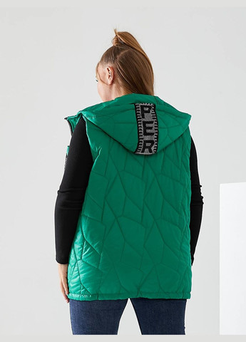 Жіноча жилетка з капюшоном колір м'ята New Trend (304647498)