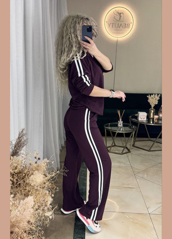 Костюм з лампасами,футболка та штани палаццо,двонитка Україна (347613977)