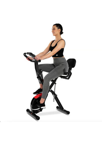 Велотренажер HS-3030X Apeks X-Bike чорний Hop-Sport (361953121)