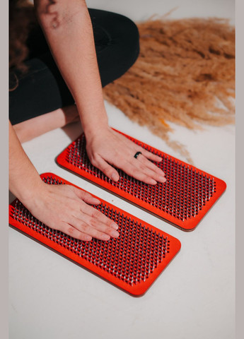 Дошка садху зМідними цвяхами червона крок 10 мм No Brand (337165496)