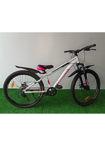 Белосипед Dragster 26" бело-розовый,рама13 алюминий Crossbike (372113775)