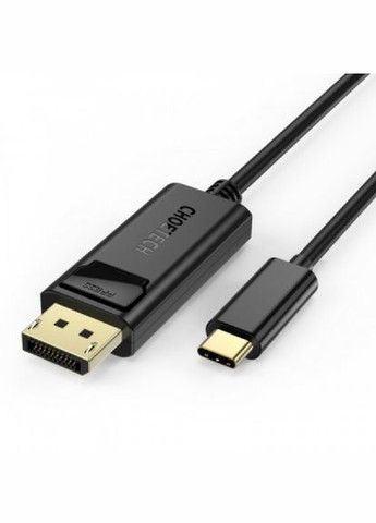 Кабель мультимедийный USBC to DisplayPort 1.8m 4K 60Hz (XCP-1801BK) CHOETECH usb-c to displayport 1.8m 4k 60hz (287338594)