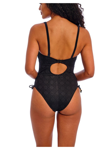 Черный летний купальник совместный 205442 слитный Freya Nomad Nights