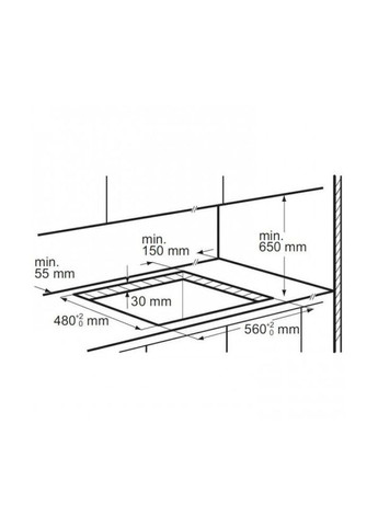Варильна поверхня газова KGG753753K Electrolux (360413009)