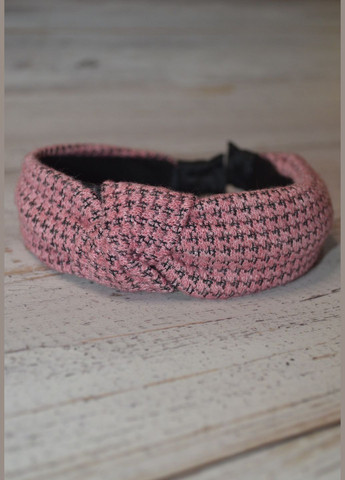 Женский обруч чалма в клетку гусиная лапка ободок для волос Hand Made (330618997)