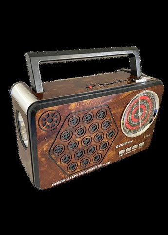 Портативний радіоприймач RT-715 із ліхтариком Bluetooth FM USB SD (1756375710) Everton (326033151)