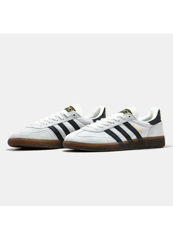 Белые летние кроссовки adidas spezial handball white black адидас специал No Brand