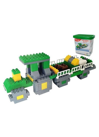 Конструктор "Тракторець" 013888/04 в пластиковому боксі, 150 деталей Doloni (372177302)