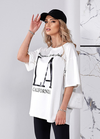 Оверсайз футболка женская LA No Brand - (322786620)
