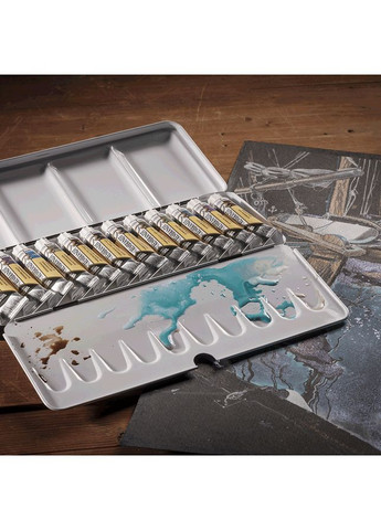 Набор акварельных красок 12х10мл SPECIALTY металлический пенал Royal Talens Rembrandt (362586198)