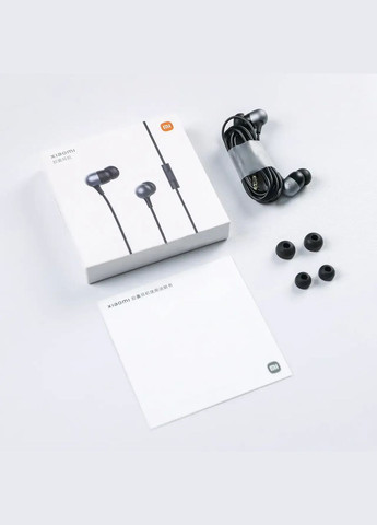 Навушники провідні Mi Capsule Earphones з мікрофоном, Black MiJia (304266611)