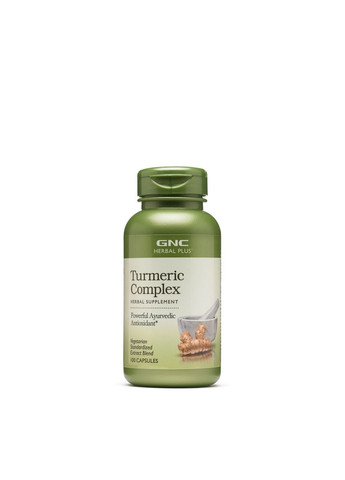 Натуральна добавка Herbal Plus Turmeric Complex, 100 капсул GNC (293421528)