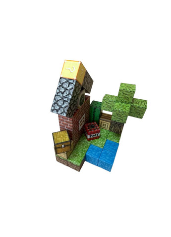 Магнитный конструктор Minecraft 48 деталей Маленький Дом 1 фигурка Майнкрафт My World (351902806)