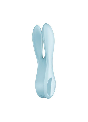 Клиторальный вибратор Threesome 1 Light Blue с тремя гибкими пальчиками Satisfyer (316231822)