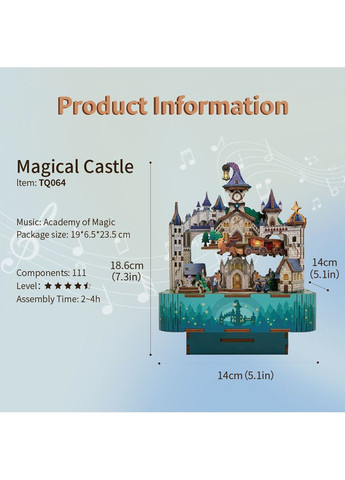 Конструктор 3D міні-будинок Tonecheer Magical Castle TQ064 No Brand (388670055)