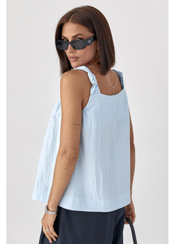 Жіноча майка вільного крою Lurex — 370379820