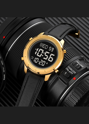 1864LGDBK Gold-Black Leather SALE Skmei (341336545)