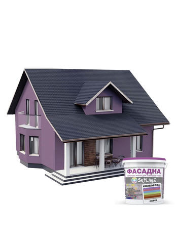 Краска фасадная акрил-латексная 4020-R50B 3 л SkyLine (289368613)