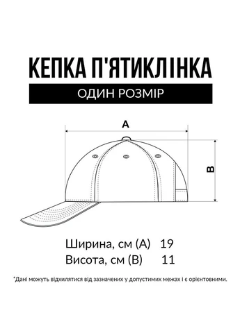 Кепка Унисекс с патриотическим принтом Паляниця прапор Украины Malfini (318405283)