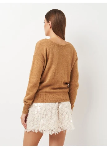 Коричневый демисезонный кардиган H&M