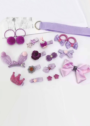 Набор детских заколок и резинок "Принцесса",18 шт. Анна Ясеницька (292410594)