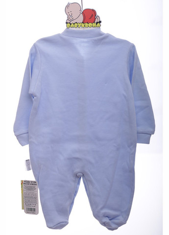 Человечек с шапкой и царапками для мальчика трикотажный Ваву голубой 62 см (41845) Murat baby (296193412)