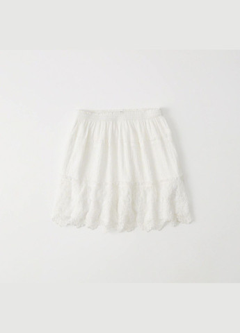 Белая юбка Abercrombie & Fitch