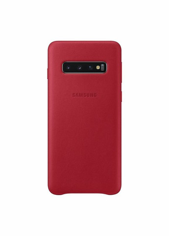 Чехол защитный натуральная кожа Samsung Galaxy S10 SM-G973 Leather Cover No Brand (322031657)