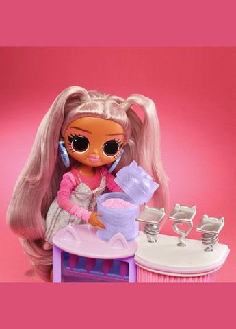 Ігровий набір із лялькою L.O.L. Surprise! Sweet Nails Kitty K Café серії O.M.G. Кітті К (503859) L.O.L. Surprise! (346268351)