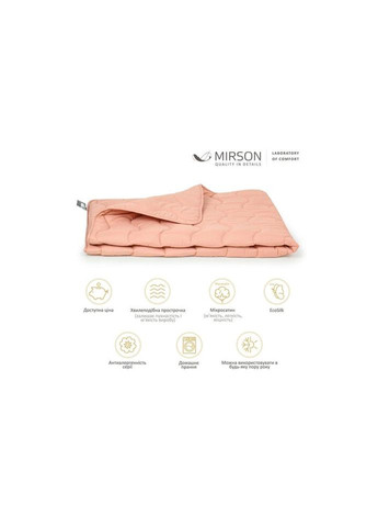 Одеяло антиаллергенное EcoSilk всесезонное №1730 Eco Light Coral 110x140 см (2200003709445) Mirson (314714607)