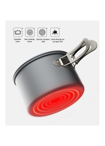 Набір посуду (каструля, сковорідка, чайник) CNK2450CF010, алюміній Naturehike (353504707)