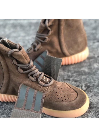 КРОССОВКИ ЖЕНСКИЕ ADIDAS YEEZY BOOST 750 BROWN GUM АДИДАС ИЗИ БУСТ No Brand коричневые демисезоны (369391962)