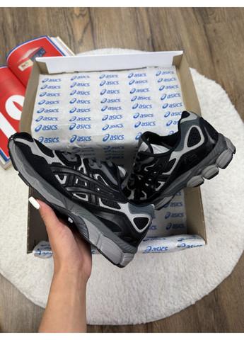 КРОСІВКИ ЖІНОЧІ ASICS GEL NYC BLACK SILVER АСІКС ГЕЛЬ НЮК No Brand чорні демісезони (368861794)