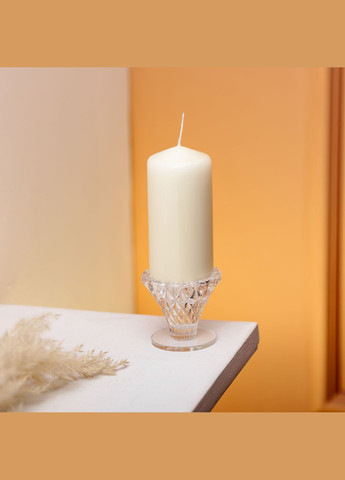 Підсвічник декоративний Diamante скляний 5.5 см Yiwu (328603004)