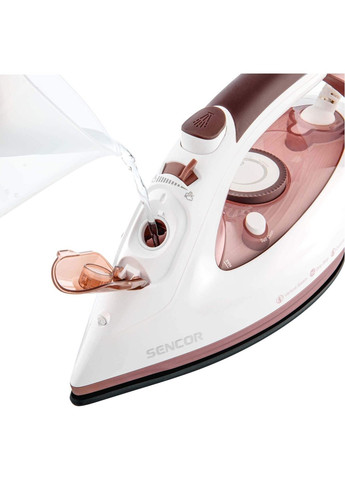 Праска, 3100Вт, 280мл, білий-золото Sencor (315603709)