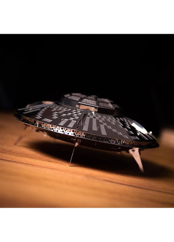 Коллекционная модель-конструктор Stellar Raiders НЛО с инопланетянами механическое (MT051) Metal Time (331299706)