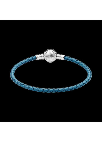 Кожаный браслет Пандора с застежкой "Морская раковина" 590537EN69 Kabluchka (355346973)