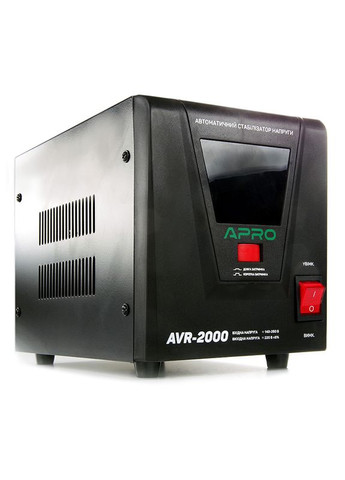 Стабилизатор напряжения переносной AVR-2000, 1600 Вт 852020 Apro (340535004)