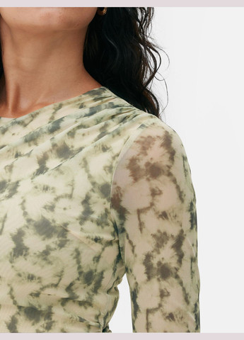 Оливкова сукня демісезон,оливковий в візерунки, Primark