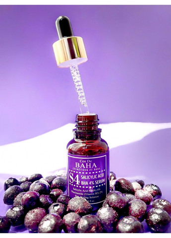 Кислотна сироватка для проблемної шкіри BHA Salicylic Acid 4% Exfoliant Serum 30 мл (NC000446) Cos De Baha (367724979)