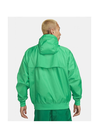 Зеленая куртка мужская sportswear windrunner hooded jacket green Nike