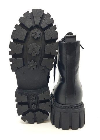 Жіночі черевики зимові чорні шкіряні FS-13-5 25,5 см (р) Foot Step (259299505)