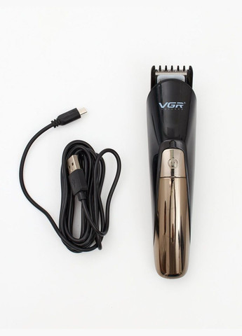Профессиональный триммер для стрижки волос и бороды 6в1 аккумуляторный беспроводной V-012 VGR 1265- (333339218)